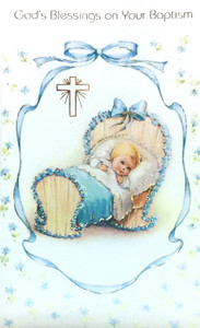 God's Blessings on Your Baptism Greeting Card 11-6002 God's Blessings on Your Baptism Greeting Card 11-6002