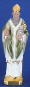 St. Patrick - 12" Italian Plaster, Catholic Saint Statue St. Patrick - 12" Italian Plaster, Catholic Saint Statue