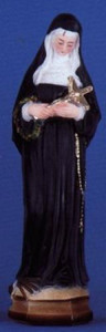 St. Rita - 12" Italian Plaster, Catholic Saint Statue