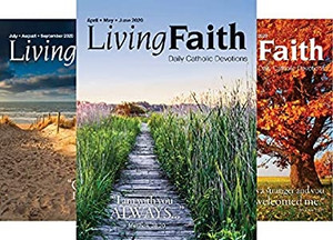 Living Faith Daily Catholic Devotion Quarterly Booklet January, February, and March 2022