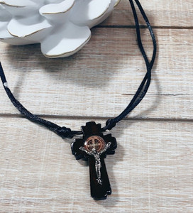 Saint Benedict Adjustable Cord Cross