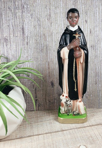 Saint Martin de Porres 8inch Statue Saint Martin de Porres 8inch Statue