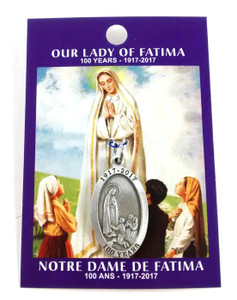 Our Lady of Fatima 100th year Medal Our Lady of Fatima 100th year Medal