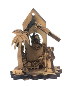 Hand Made Olive Wood Nativity Set from Bethlehem