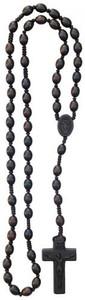 10mm Jujube Wood Bead Rosary (R3851) 10mm Jujube Wood Bead Rosary (R3851)