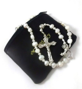 Authentic Fresh Water Pearl Rosary Authentic Fresh Water Pearl Rosary