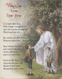 Why God Loves Little Boys Print Why God Loves Little Boys Print