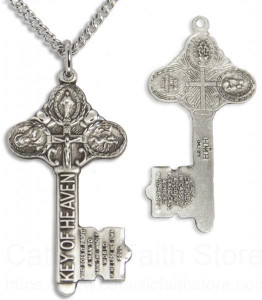 Key of Heaven Sterling Chain Medal Key of Heaven Sterling Chain Medal