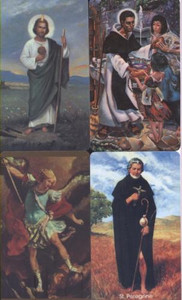 Tarjetas de Plastico con Images de Santos