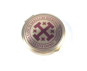 Jerusalem Cross Gold/Red Pyx PYXKHS Jerusalem Cross Gold/Red Pyx PYXKHS