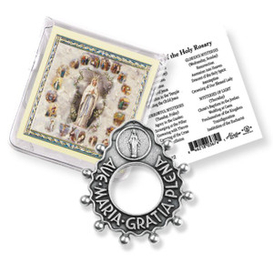 Ave Maria Finger Rosary Ring  997-952