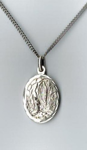 Our Lady of Lourdes Sterling Medal Our Lady of Lourdes Sterling Medal