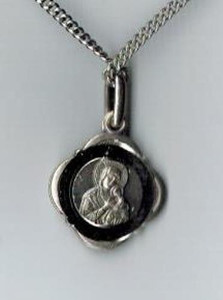 Our Lady of Perpetual Help Small Sterling Medal Our Lady of Perpetual Help Small Sterling Medal