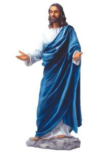 Welcoming Christ in Fully Hand-Painted