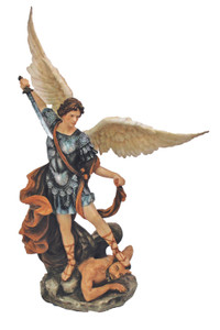 SR-74997-C2 St. Michael in Fully Hand-Painted Color