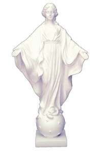 SR-75217-W Our Lady of the Smiles in White