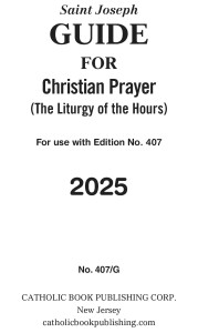 St. Joseph Guide for Christian Prayer 2025 Large Print St. Joseph Guide for Christian Prayer 2025 Large Print