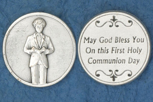First Communion Boy Pocket Token (Coin) 171-25-0087 First Communion Boy Pocket Token (Coin) 171-25-0087