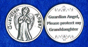 Guardian Angel Granddaughter Pocket Token (Coin) 171-25-2088-P