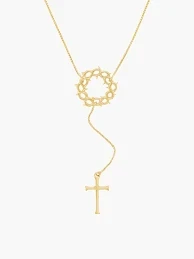Crown of Thorns Y Necklace