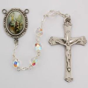 6mm Crystal St. Elizabeth Rosary R193DF