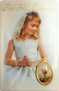 First Holy Communion Girl Holy Card 1870-FCG First Holy Communion Girl Holy Card 1870-FCG