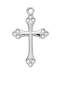 Sterling Silver Cross on 18" Chain L9148