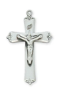 Sterling Silver Crucifix on 18" Chain L9027