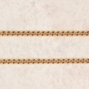 30" Gold on Brass Endless Chain P-3C