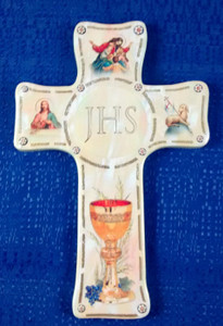 6" Pearlized Communion Cross 6" Pearlized Communion Cross
