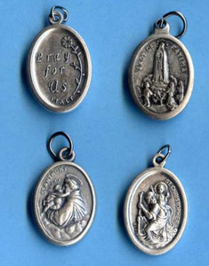 1" Patron Saint Oxidized Medals 1" Patron Saint Oxidized Medals