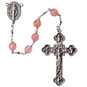 7mm Rose Quartz Rosary, R557