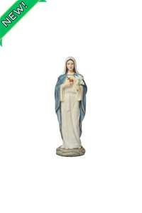 Immaculate Heart of Mary Statue in Color 3.5" SR-78662-C