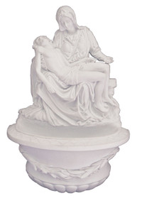 Pieta Font in White 10" SR-75364-W
