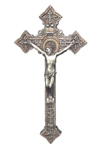Crucifix in Pewter Style 9" SR-75417-PE