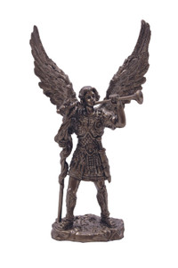 Archangel Gabriel Statue in Cold Cast Bronze 4" SR-76268