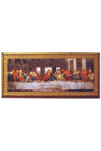Last Supper Florentine Plaque 11x5" L-279
