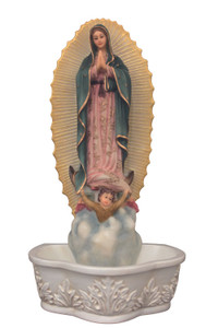 Standing/Hanging Guadalupe Font in Color 7.5" SR-76802-C