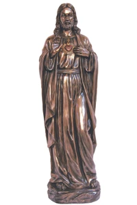 Sacred Heart of Jesus Statue in Cold Cast Bronze 40" SRA-SHJ40