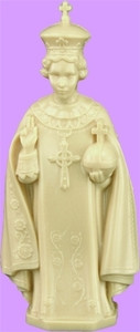 6 inch Infant of Prague Tan Statue 6 inch Infant of Prague Tan Statue