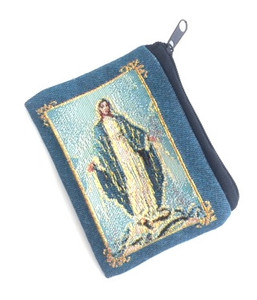 Our Lady of Grace Cloth Rosary Pouch 25-500-LG