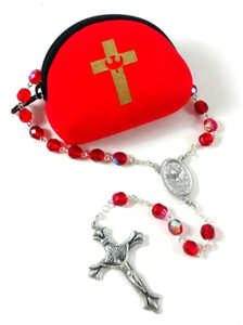 Confirmation Rosary with Rosary Pouch Confirmation Rosary with Rosary Pouch