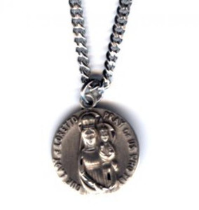 Sterling Silver Our Lady of Loretto Medal Sterling Silver Our Lady of Loretto Medal