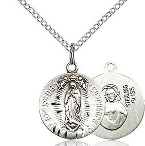 Our Lady of Guadalupe Small Round Medal Our Lady of Guadalupe Small Round Medal