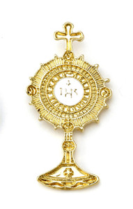Monstrance Lapel Pin with White Center RA45023 Monstrance Lapel Pin with White Center RA45023