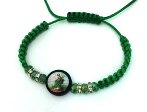 Wood Charm St. Jude Bracelet 459-25