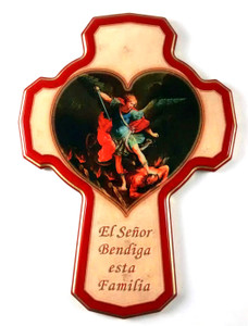 San Miguel El Senor Bendiga Esta Familia Wall Cross San Miguel El Senor Bendiga Esta Familia Wall Cross