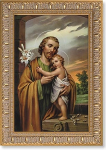 Saint Joseph Framed Print Saint Joseph Framed Print