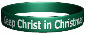 Keep Christ in Christmas Silicone Bracelet