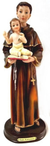 8", 10",  or 13" St. Anthony of Padua Statues